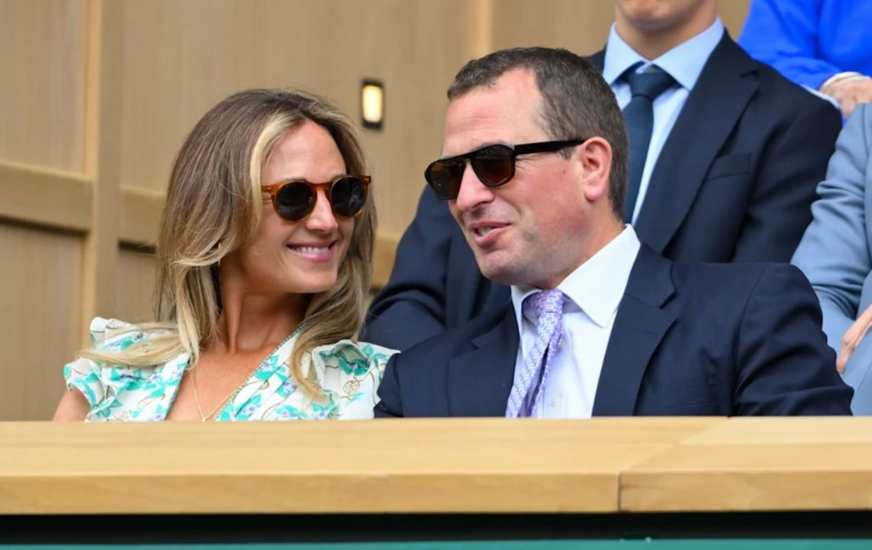 Peter Phillips and Harriet Sperling attend the Wimbledon Championships wearing FINLAY's Percy Marmalade and Wallace Dark Havana sunglasses